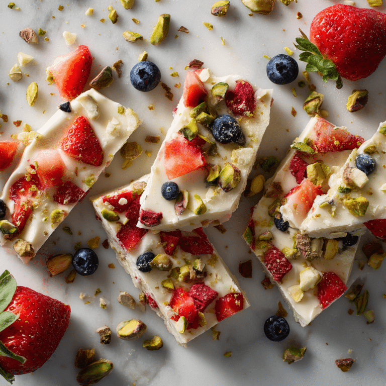 Frozen Yogurt Bark Recipe