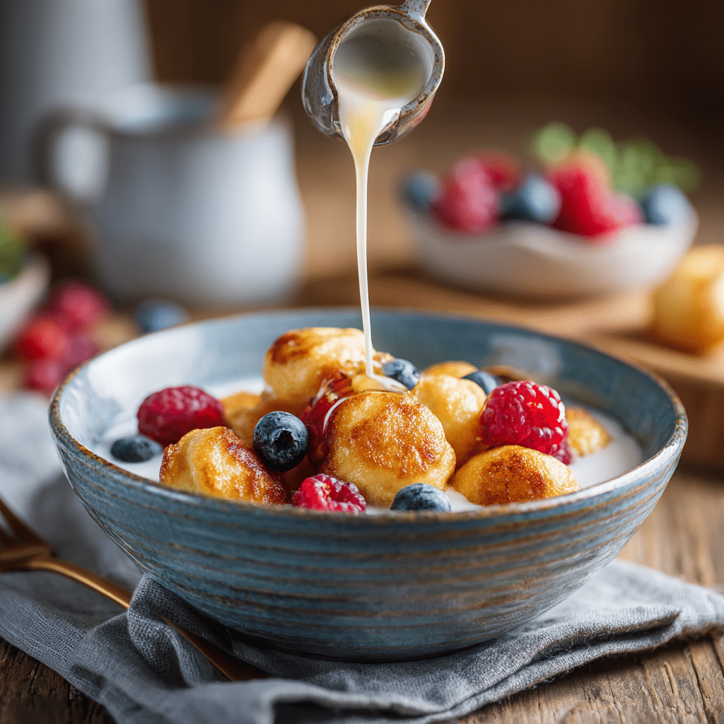Mini Pancake Cereal Recipe