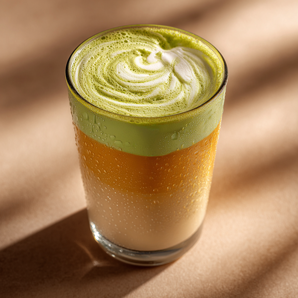 Mango Pandan Latte Recipe - Recipe Image
