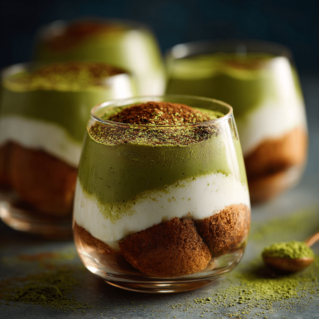 Matcha Tiramisu Cups Recipe - Recipe Image