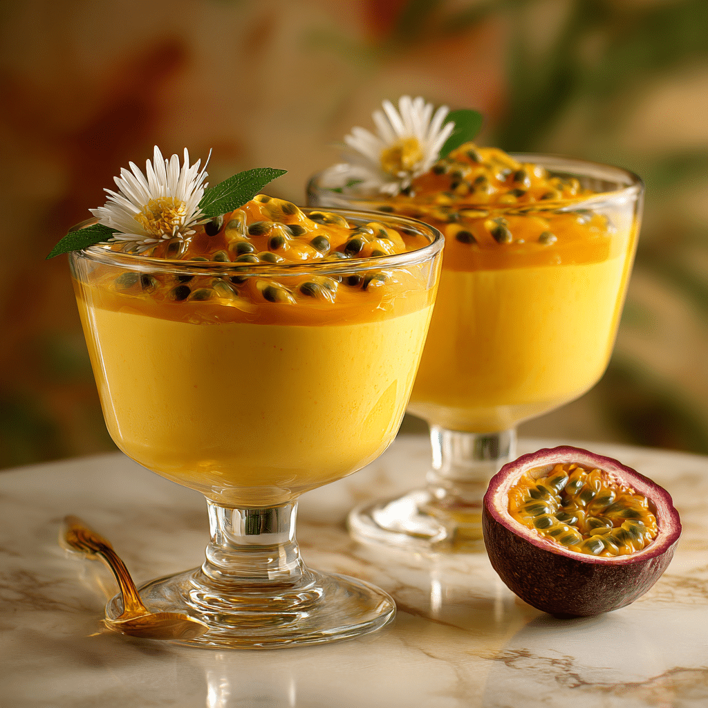 Mango Passion Fruit Mousse Recipe