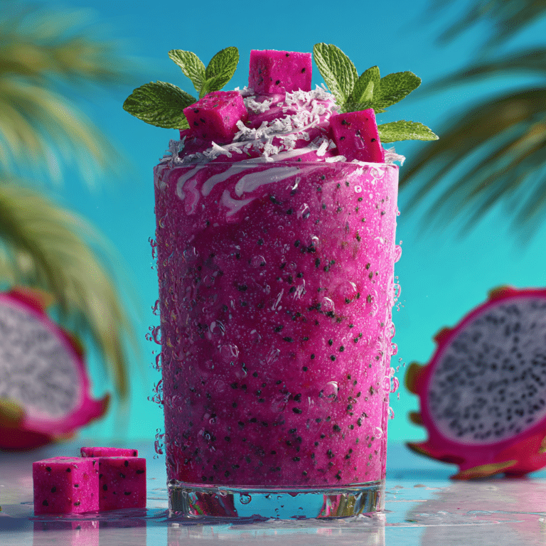 Dragon Fruit Coconut Smoothie Recipe