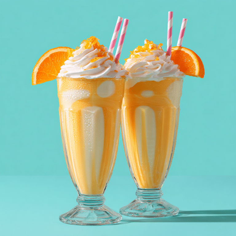 Orange Creamsicle Milkshake Recipe