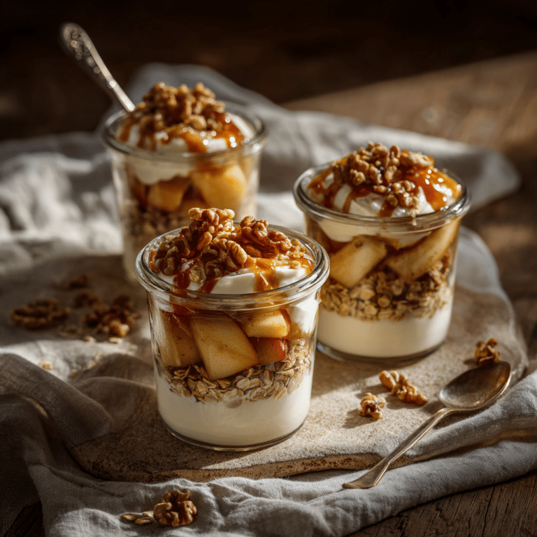 Apple Cinnamon Oat Parfait Recipe
