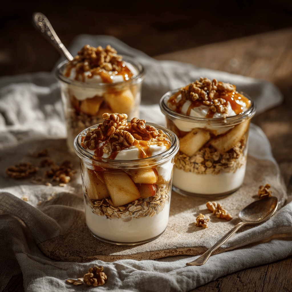 Apple Cinnamon Oat Parfait Recipe