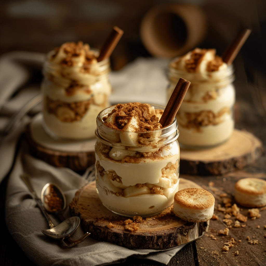 Banana Cinnamon Pudding Jars Recipe