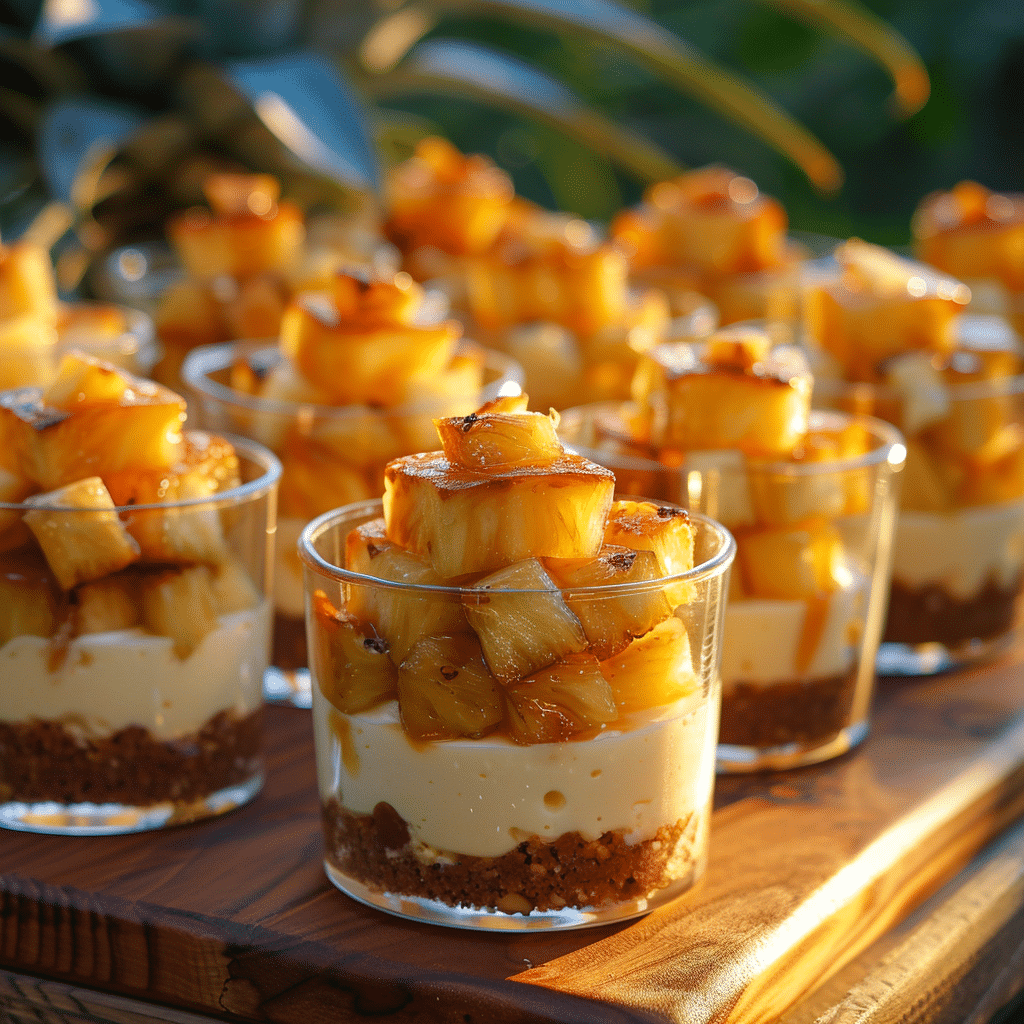 Pineapple Cheesecake Dessert Cups Recipe