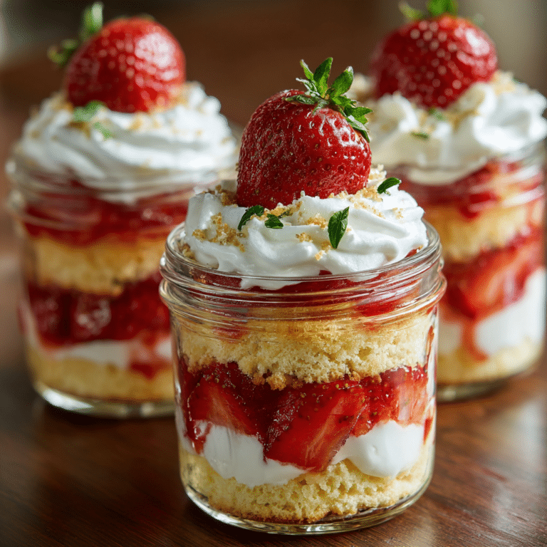 Strawberry Shortcake Jars Recipe