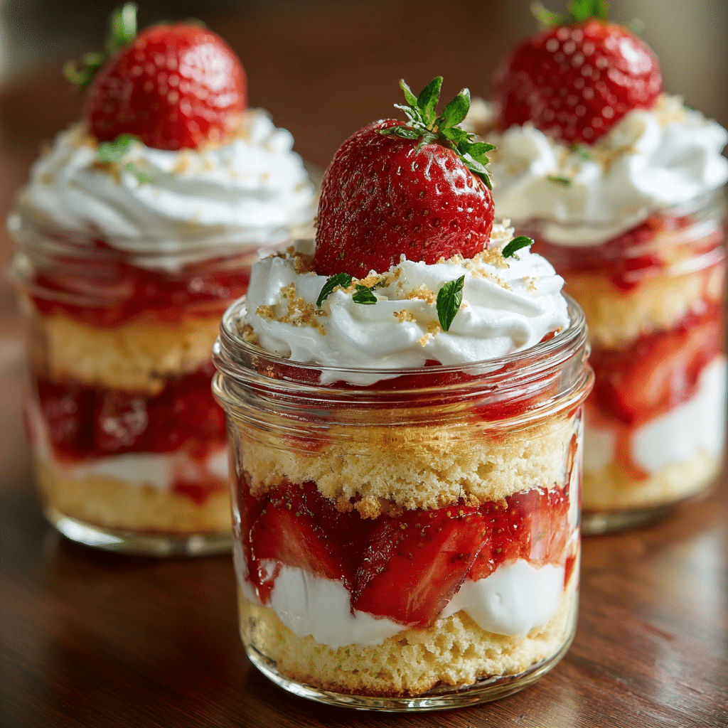 Strawberry Shortcake Jars Recipe