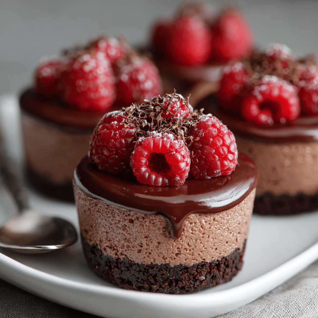 Raspberry Chocolate Mousse Cups Recipe