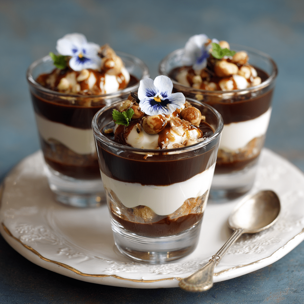 Chocolate Hazelnut Parfait Cups Recipe