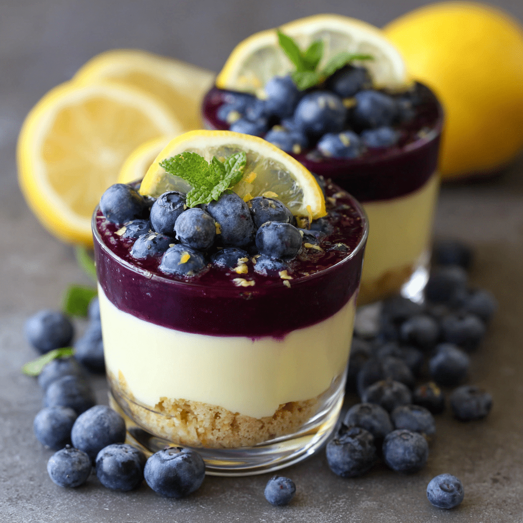 Blueberry Lemon Dessert Cups Recipe
