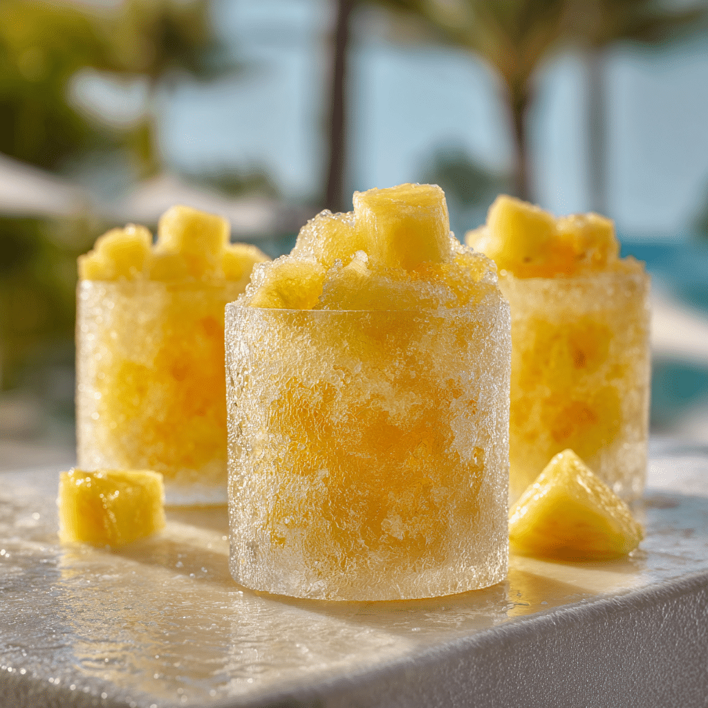 Pineapple Mango Ice Cups Recipe
