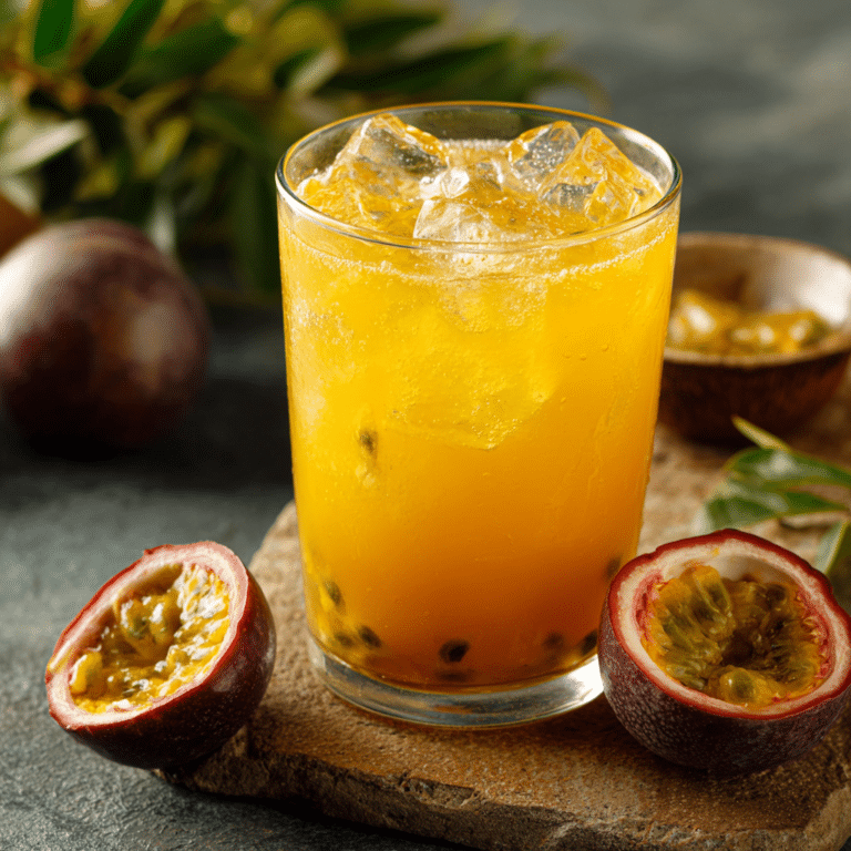 Passion Fruit Iced Drink Recipe