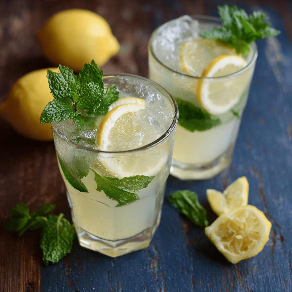 Lemon Mint Cooler Recipe