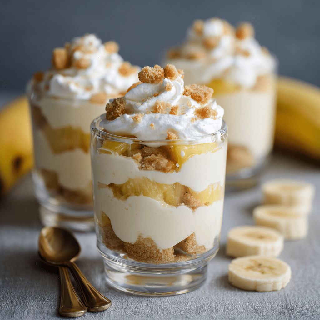Pineapple Banana Pudding Cups Recipe