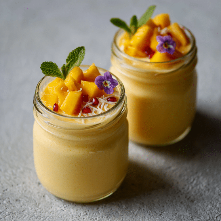 Mango Pineapple Smoothie Jars Recipe