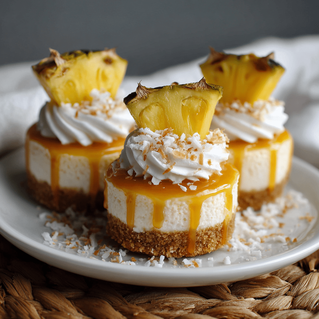 Pineapple Vanilla Cheesecake Cups Recipe