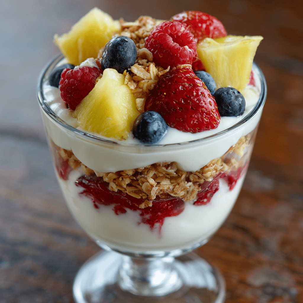 Tropical Berry Yogurt Parfaits Recipe