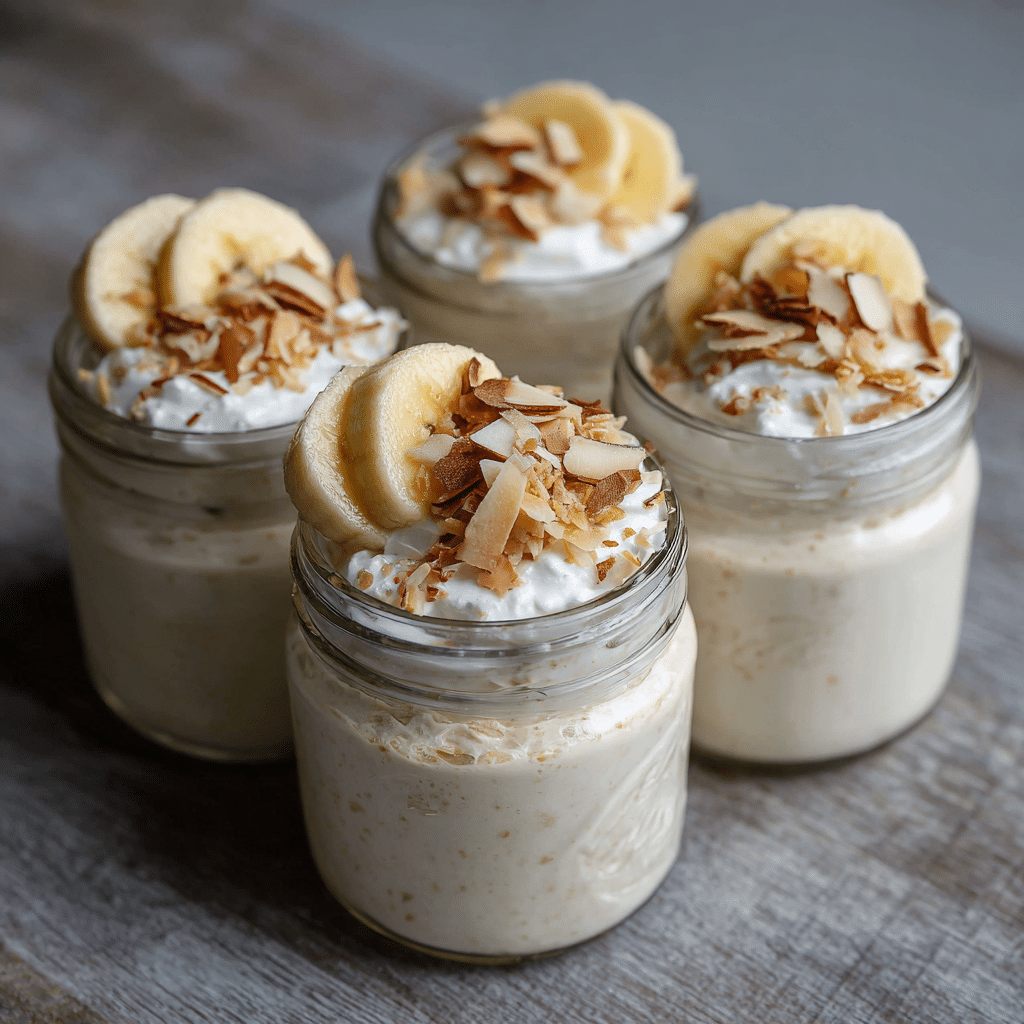 Banana Coconut Mousse Jars Recipe