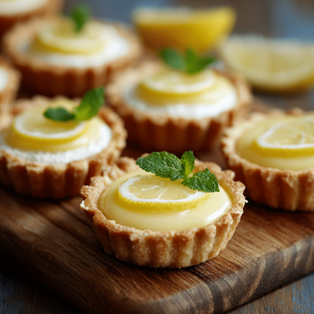 Mini Lemon Tartlets Recipe - Recipe Image