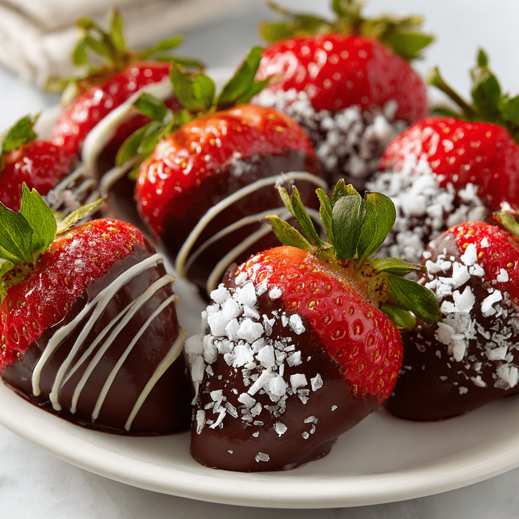 Chocolate-Dipped Strawberries Recipe - Recipe Image