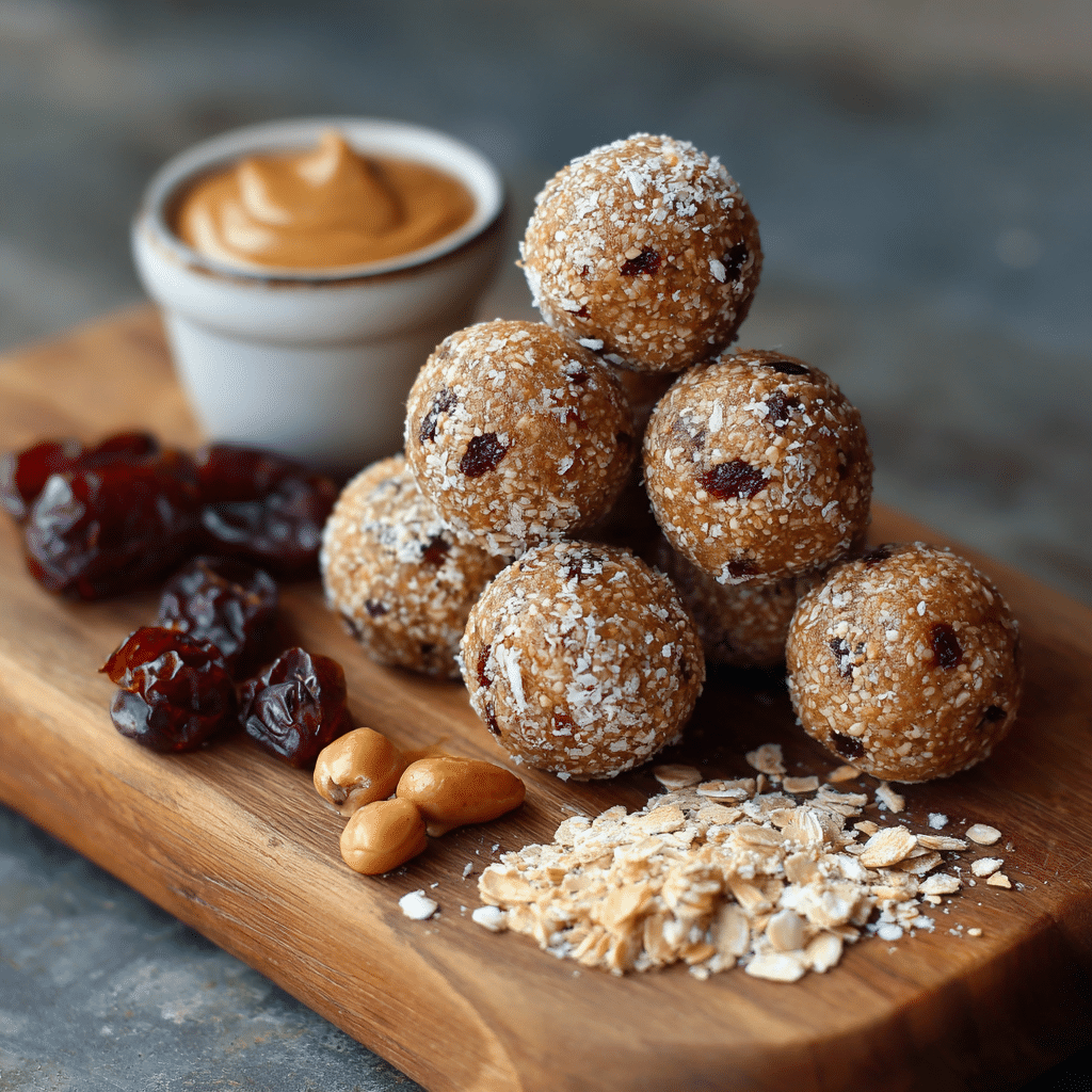 Peanut Butter Energy Balls Recipe - Recipe Image
