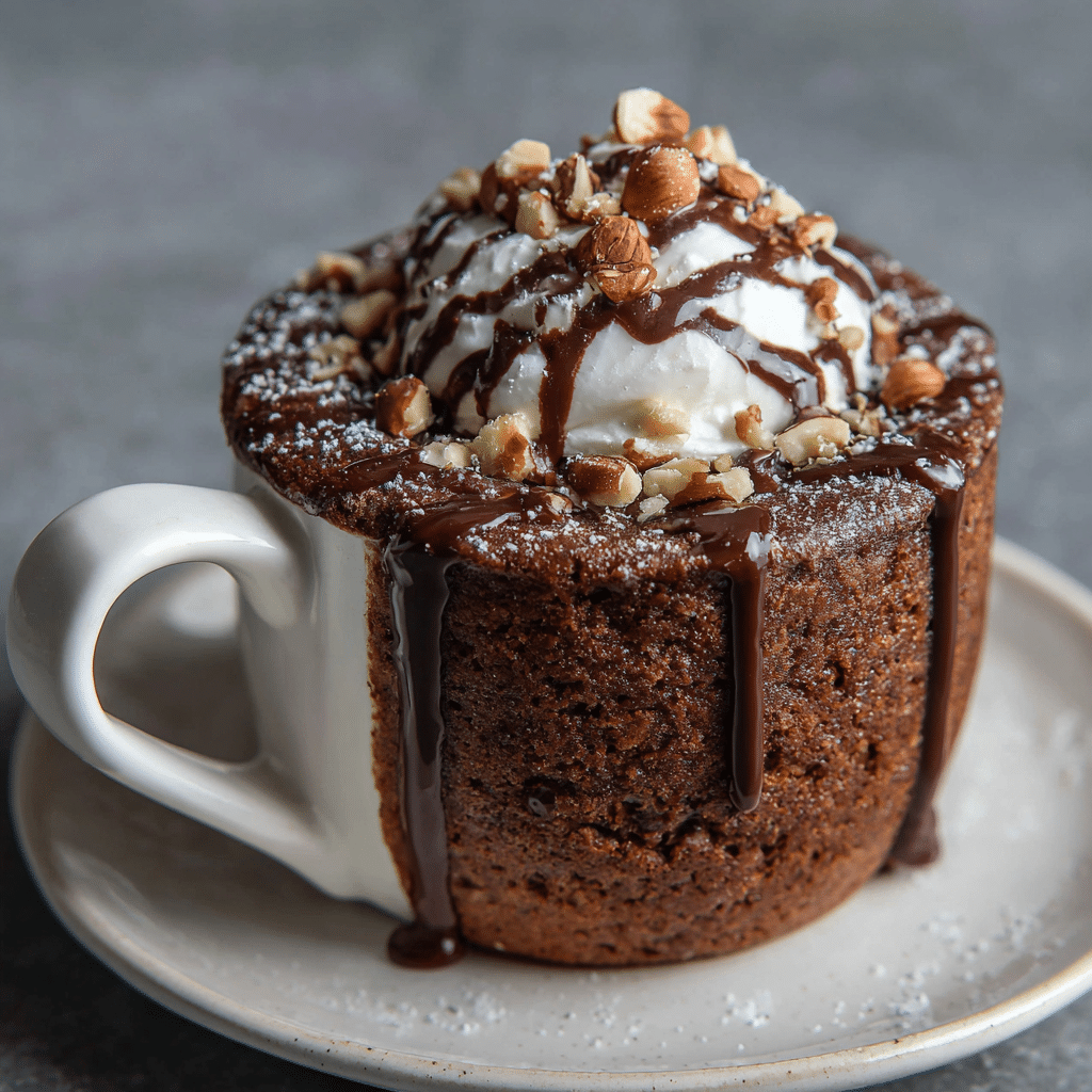Nutella Mug Cake Recipe - Recipe Image