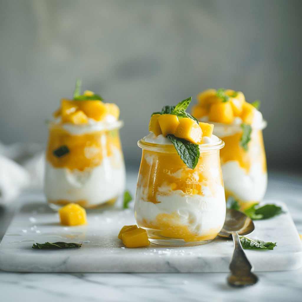 Mango Yogurt Cups Recipe - Recipe Image
