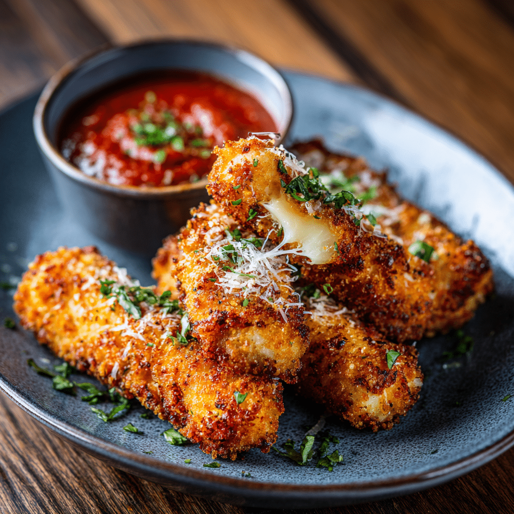 Crispy Mozzarella Sticks Recipe - Recipe Image