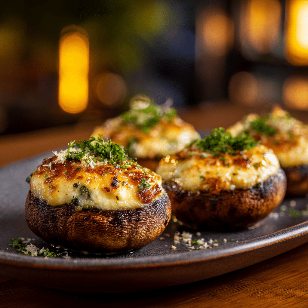 Cheese Stuffed Mushrooms Recipe - Recipe Image