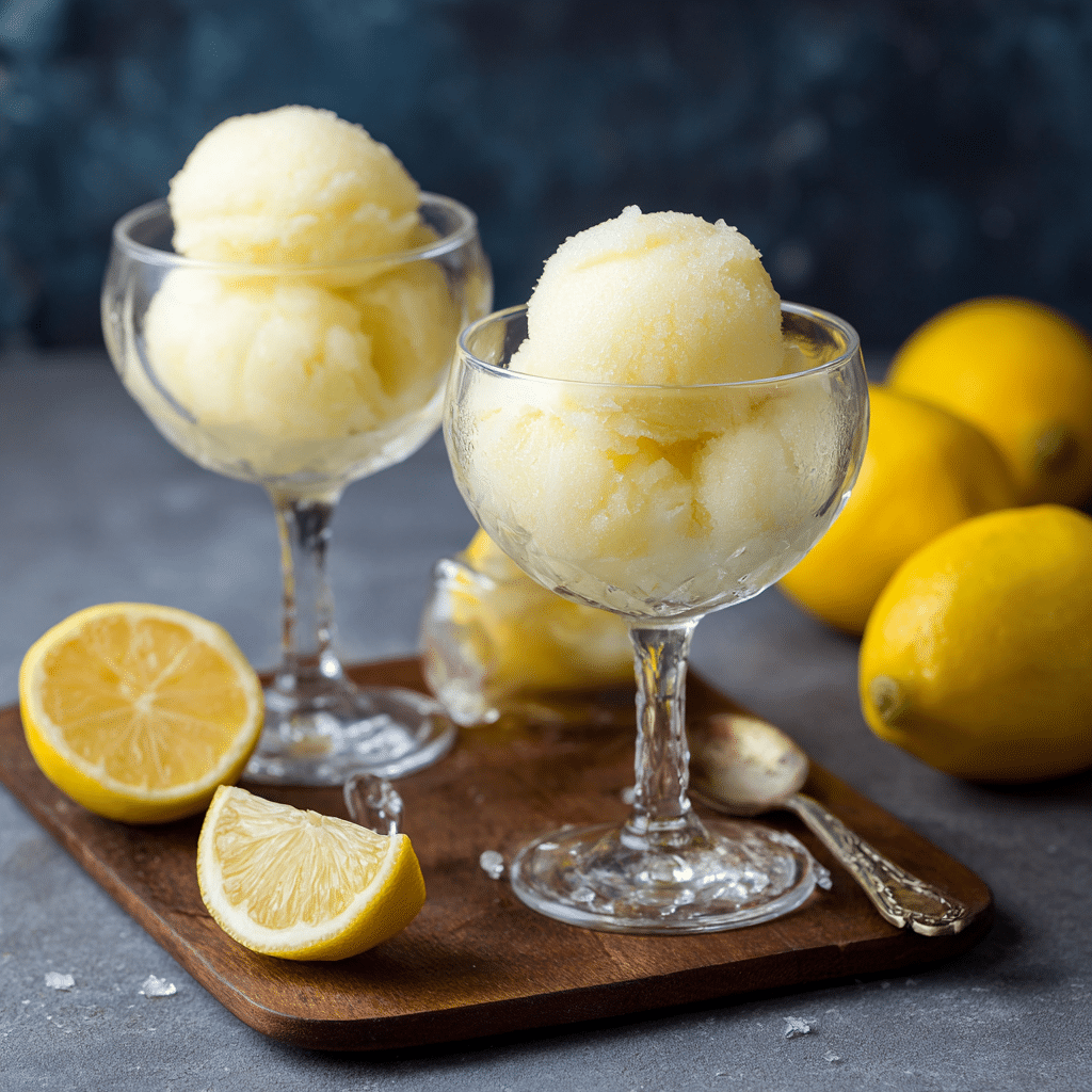 Lemon Sorbet Recipe - Recipe Image