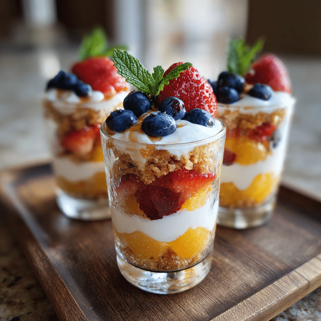 Mini Fruit Parfaits Recipe - Recipe Image