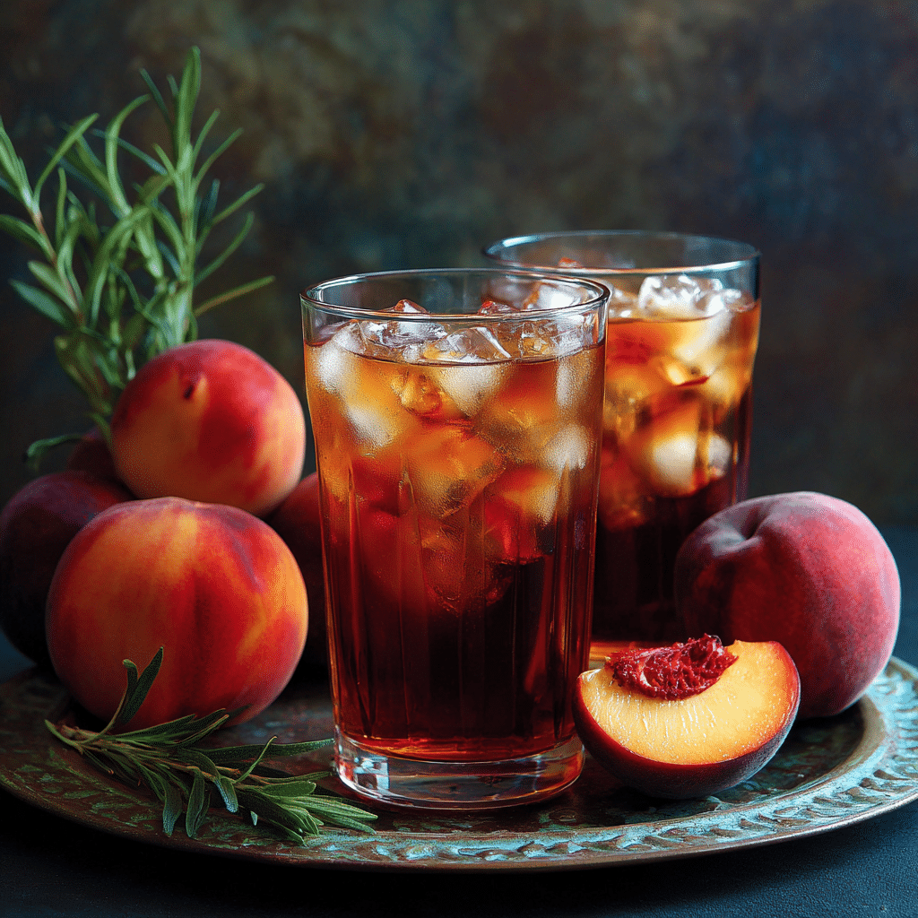 Peach Iced Tea Recipe - Recipe Image