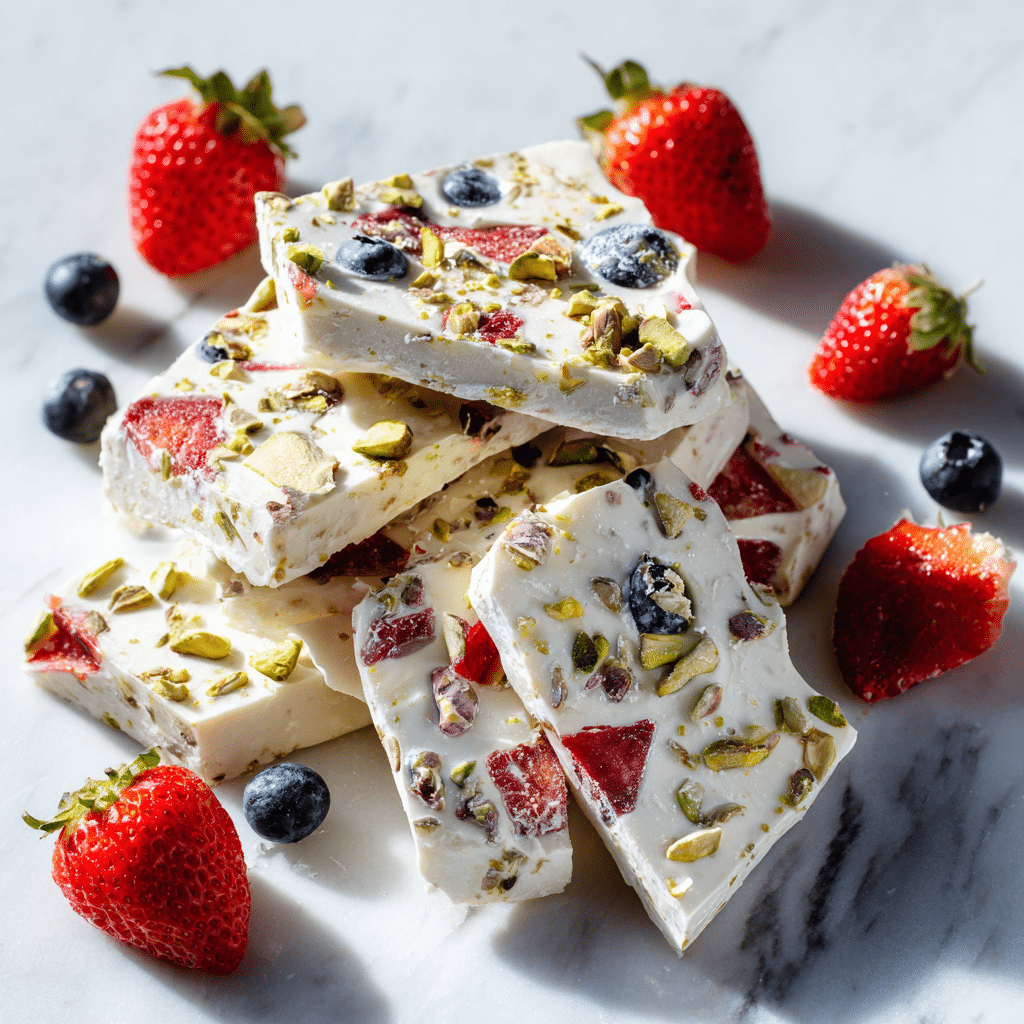 Frozen Yogurt Bark Recipe - Recipe Image
