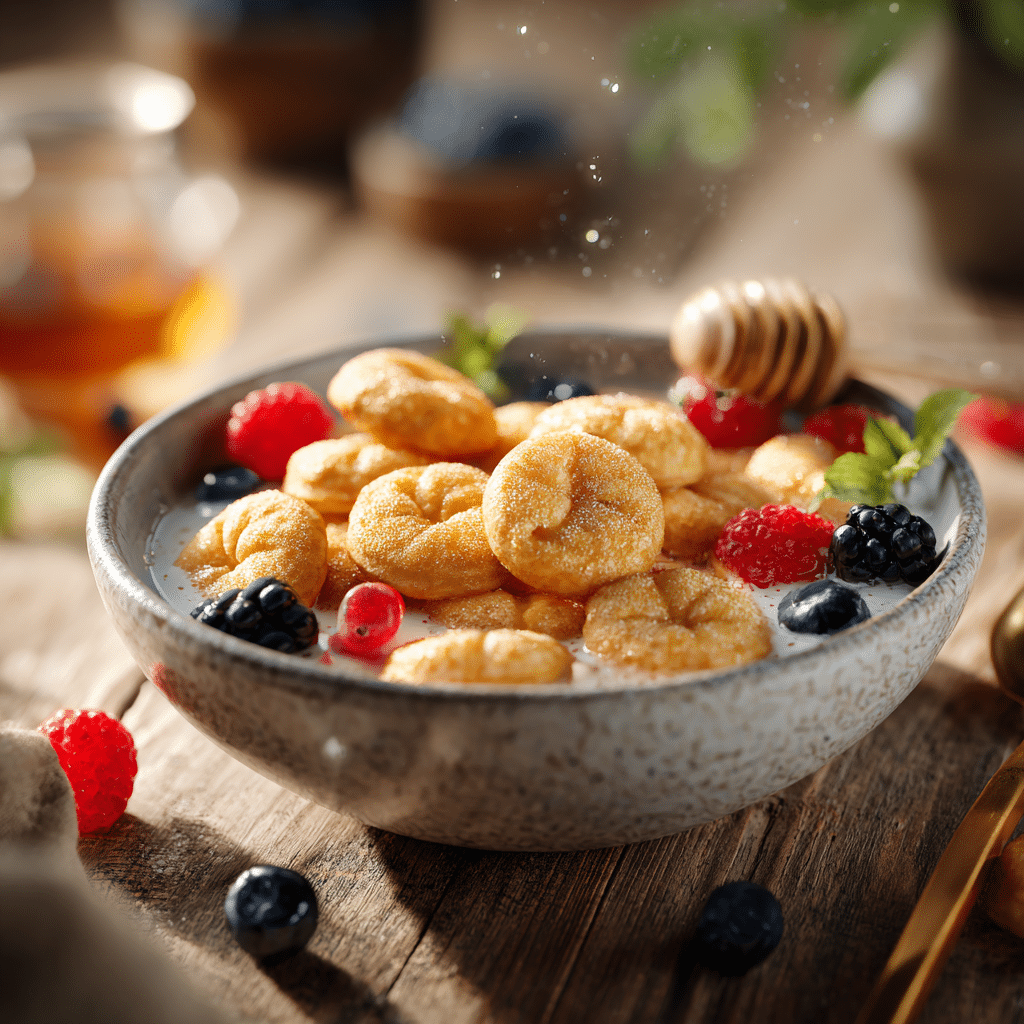 Mini Pancake Cereal Recipe - Recipe Image
