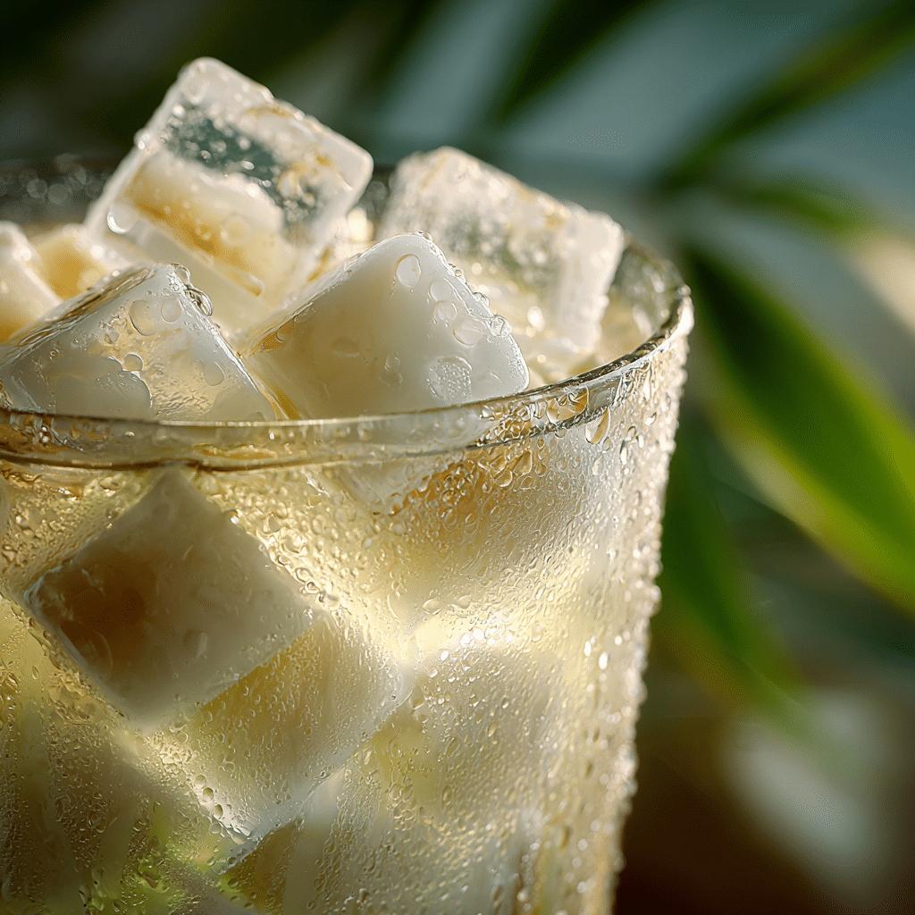 Thai Coconut Jelly Drink Recipe - Recipe Image
