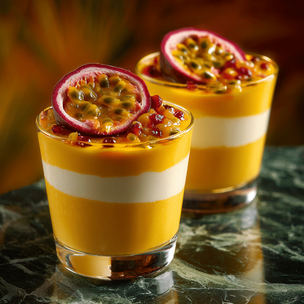 Mango Passion Fruit Mousse Recipe - Recipe Image