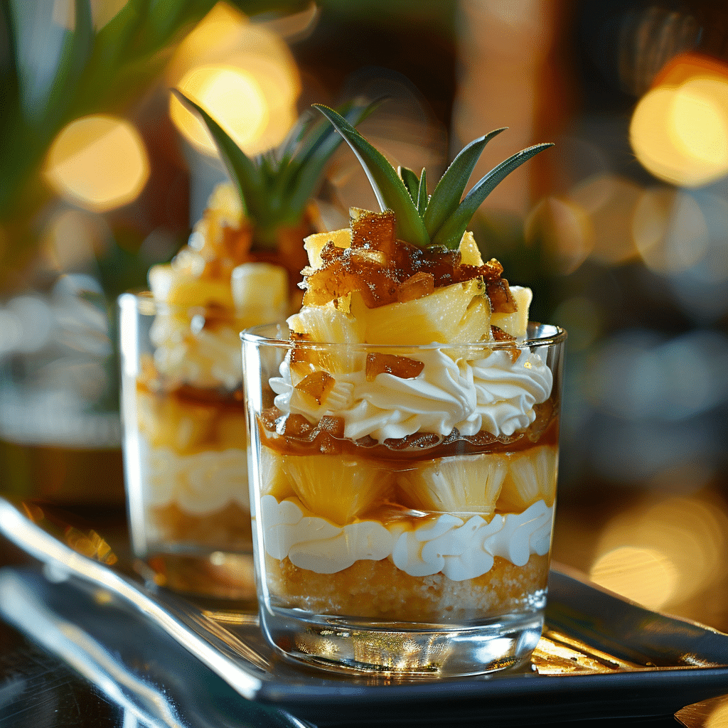 Pineapple Cheesecake Dessert Cups Recipe - Recipe Image