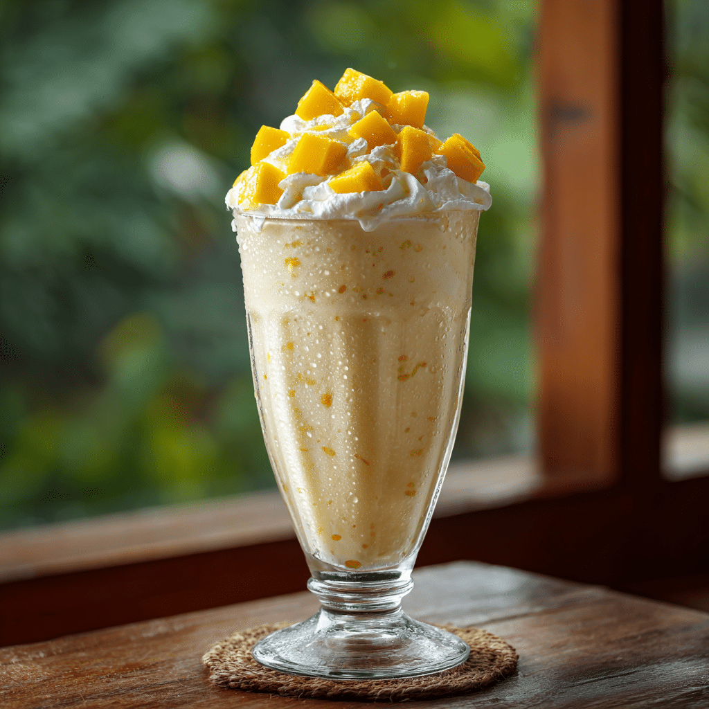 Mango Vanilla Milkshake Recipe