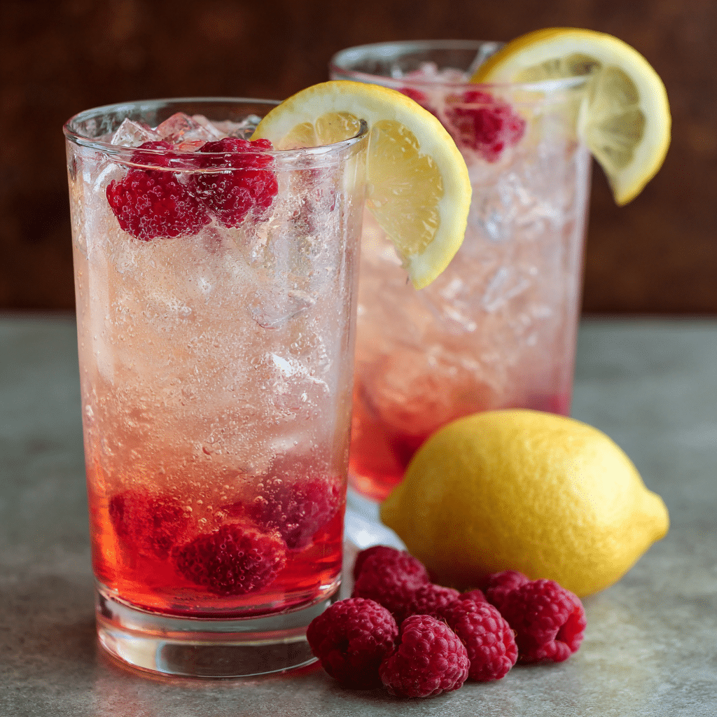 Raspberry Lemon Fizz Recipe - Recipe Image
