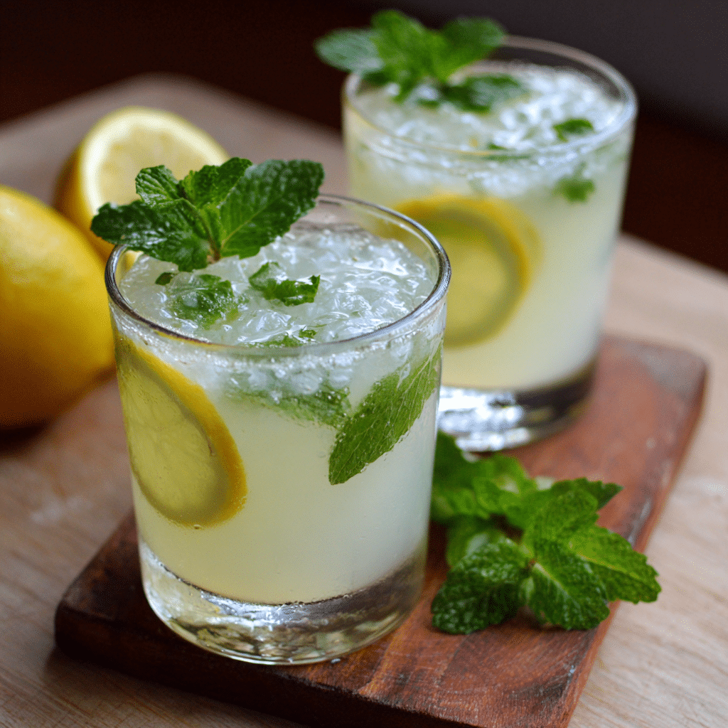 Lemon Mint Cooler Recipe - Recipe Image