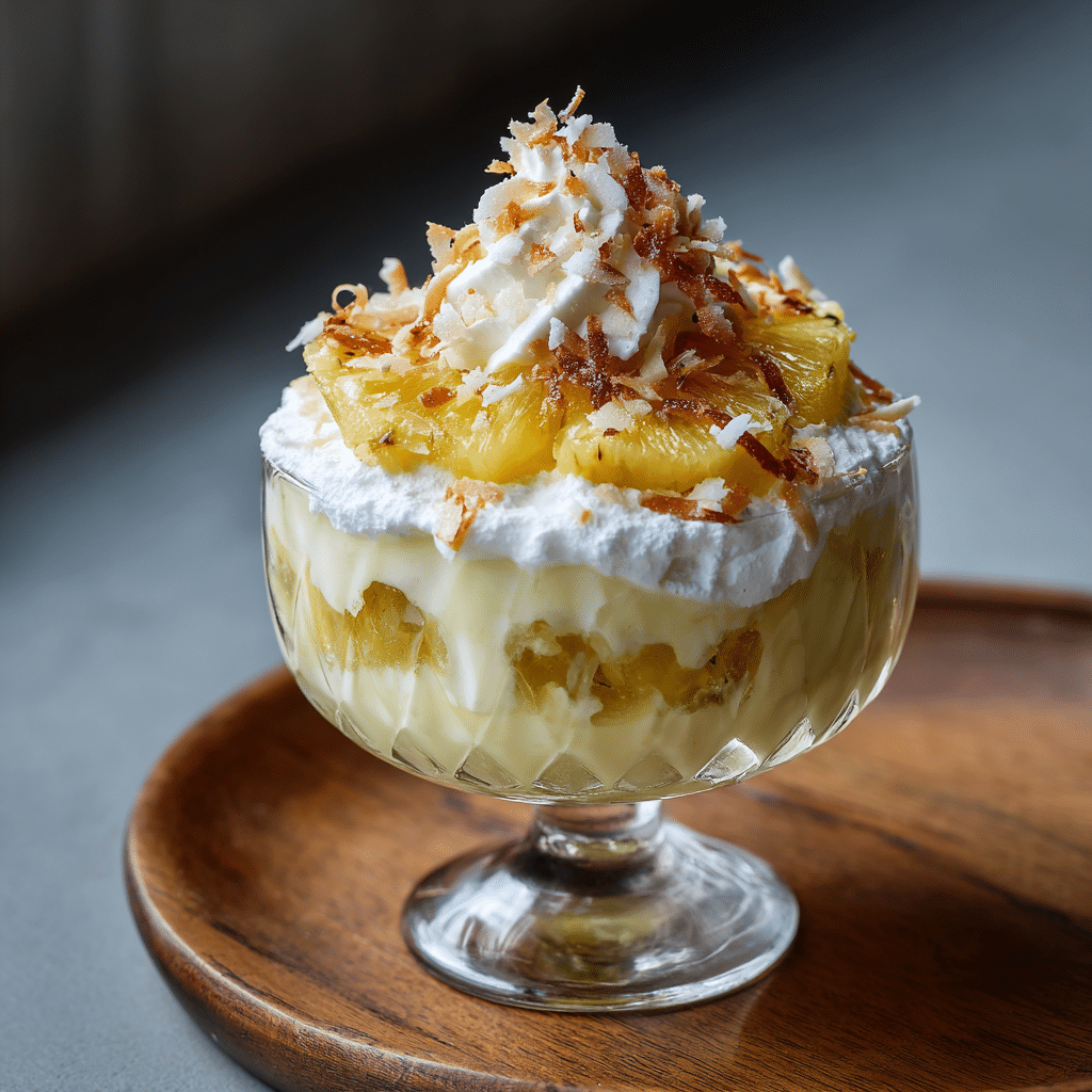 Pineapple Coconut Parfait Recipe - Recipe Image