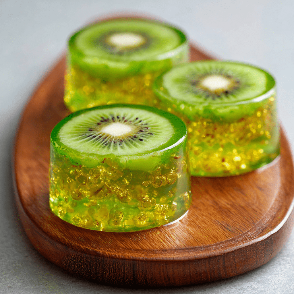 Kiwi Pineapple Jelly Cups Recipe - Recipe Image
