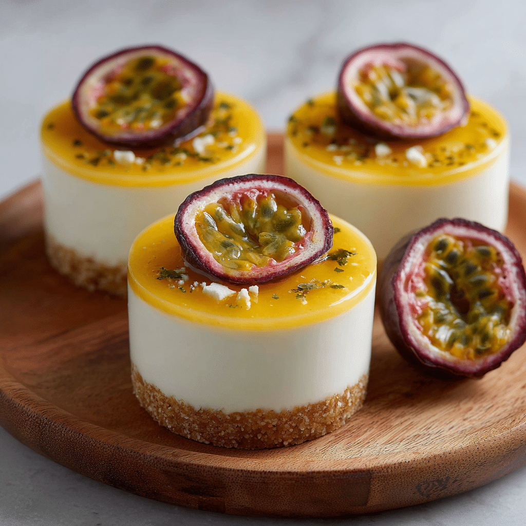 Passion Fruit Cheesecake Cups Recipe - Recipe Image