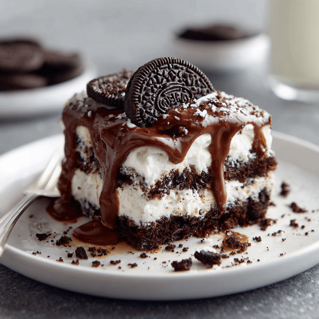 Oreo Icebox Cake Recipe - Recipe Image