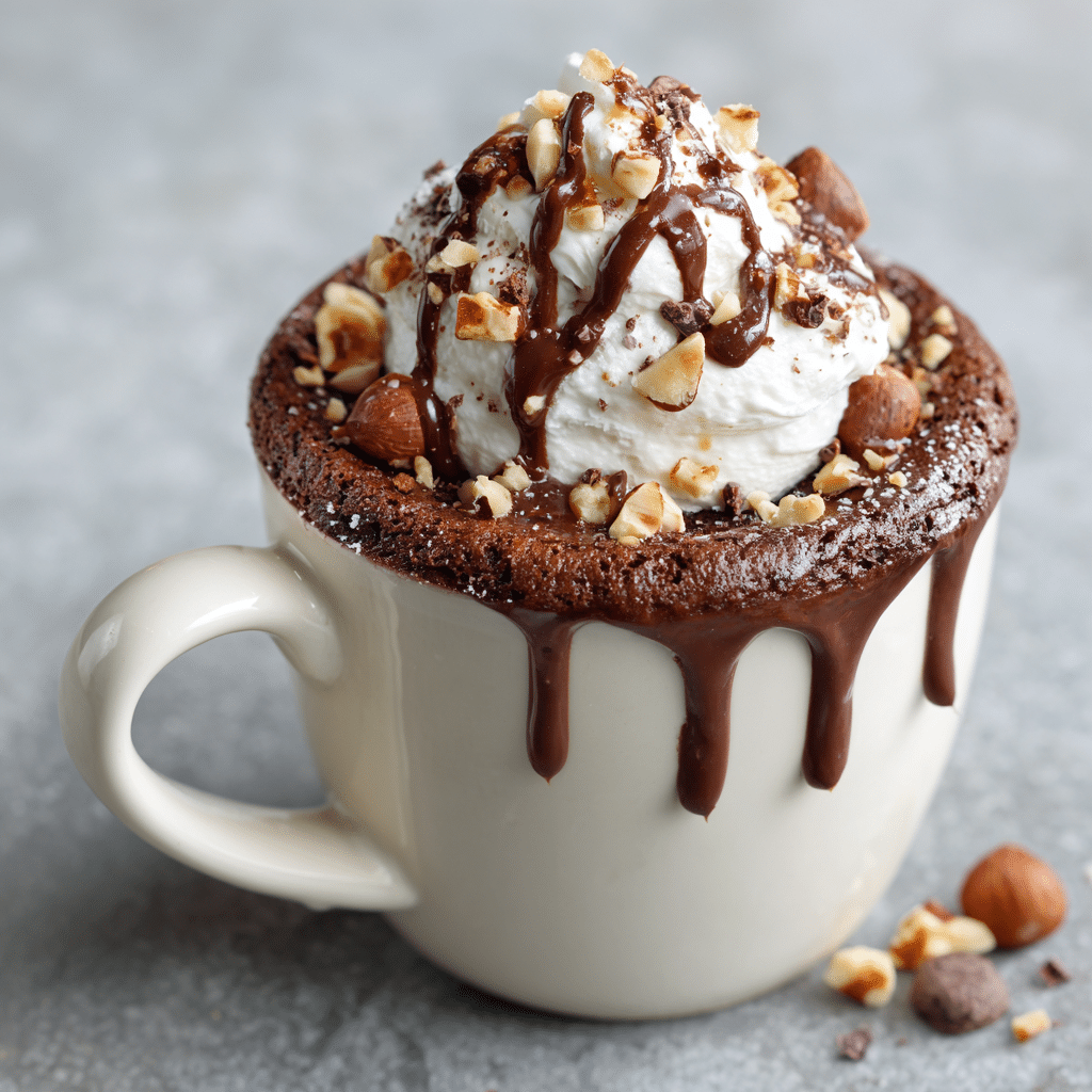 Nutella Mug Cake Recipe - Recipe Image