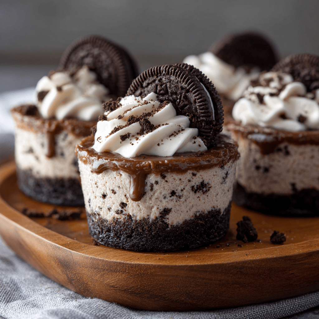 No-Bake Oreo Cheesecake Cups Recipe - Recipe Image