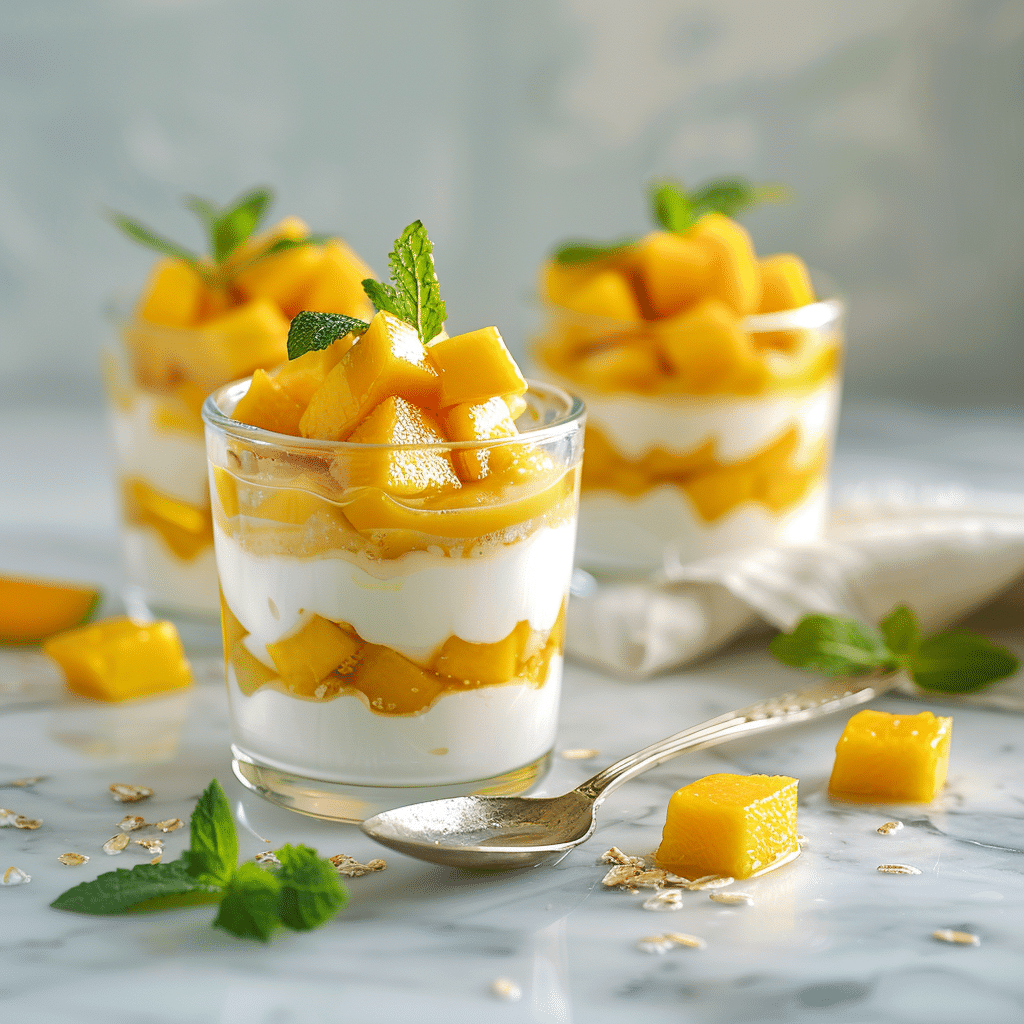 Mango Yogurt Cups Recipe - Recipe Image