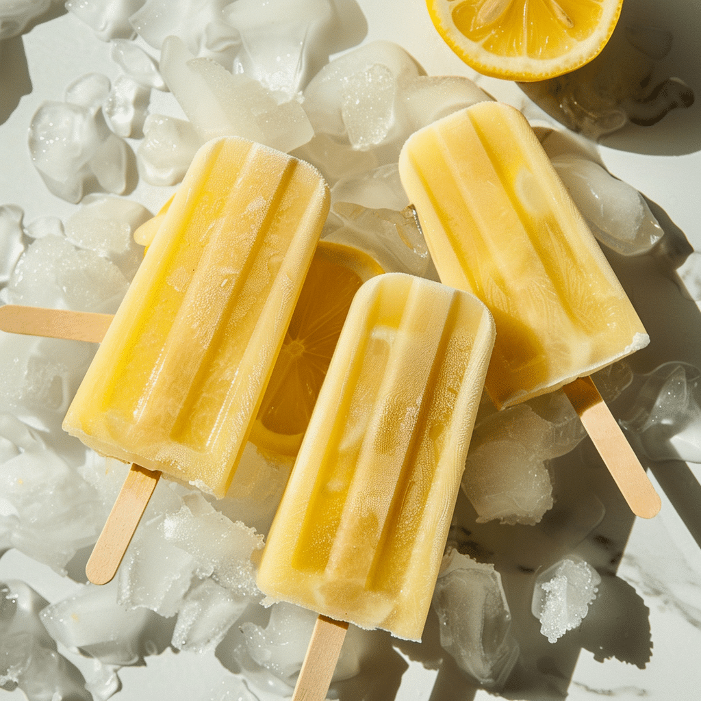 Lemon Ice Pops Recipe - Recipe Image
